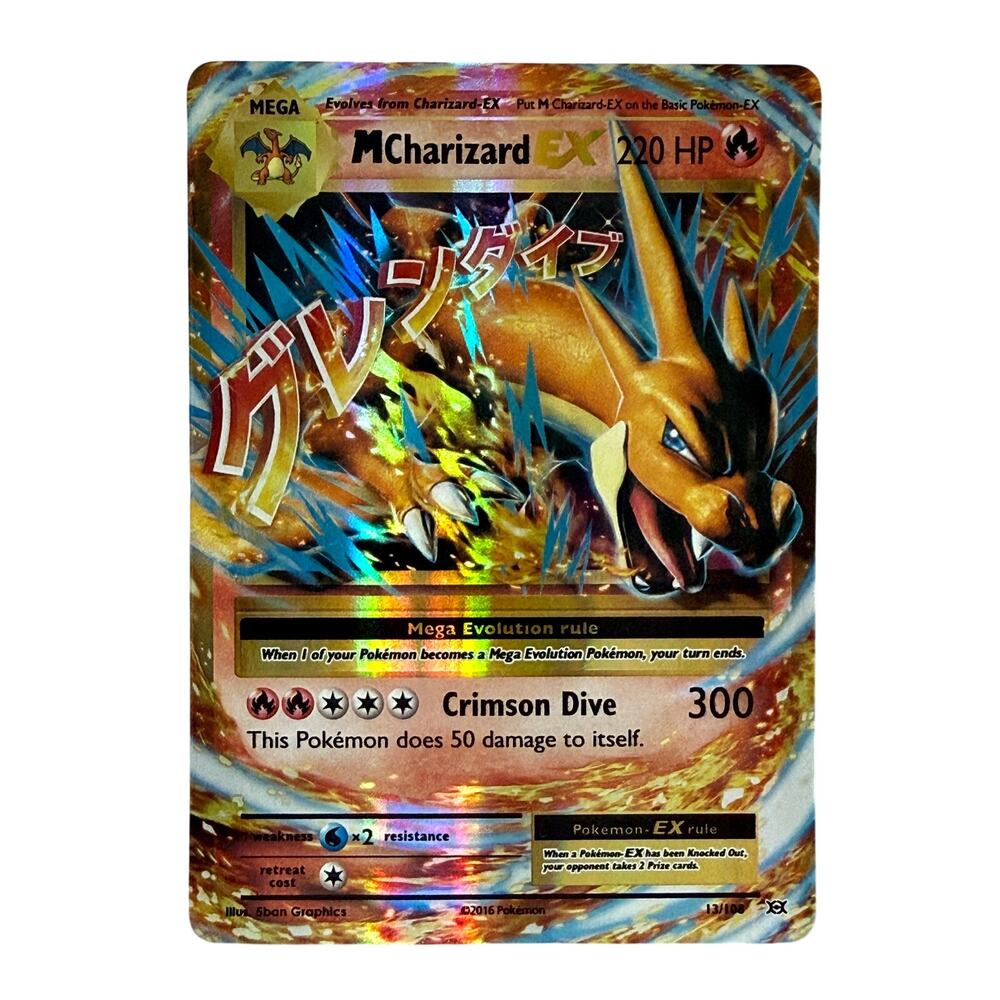 Pokémon TCG M Charizard EX 13/108 Evolutions 2016 Ultra Rare Holo Card NM-LP